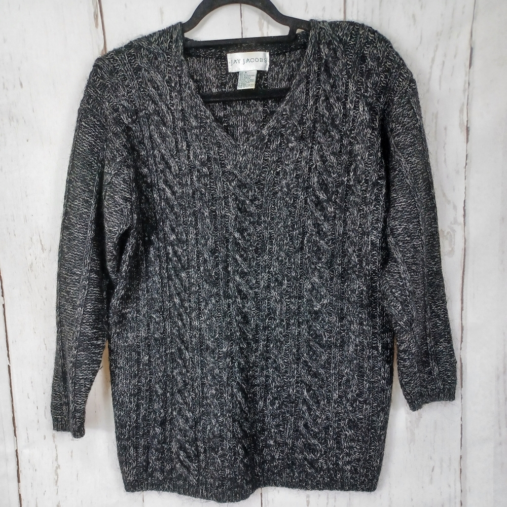 Jay Jacobs Sweater Silk Mohair Wool Blend
